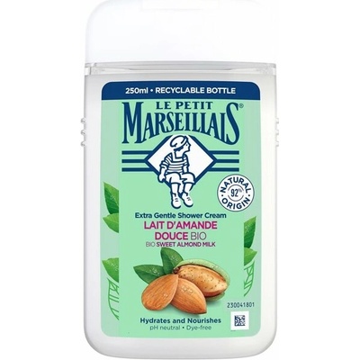 Le Petit Marseillais Sweet Almond Milk BIO krémový sprchový gél 250 ml