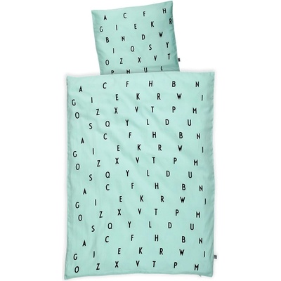 Design Letters Бебешко спално бельо AJ Vintage ABC Kids тюркоазено (20202600-turquoise)