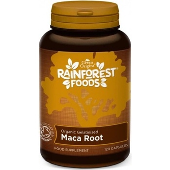 Rainforest Foods Maca želatinovaná Bio 120 x 500 mg