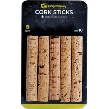 RidgeMonkey Korkové Tyčinky Combi Bait Drill Spare Cork Sticks 8mm 10ks