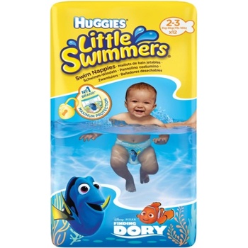 Huggies Бебешки бански пелени Huggies Little Swimmers - Размер 2-3, 3-8 kg, 12 броя (5029053537795)