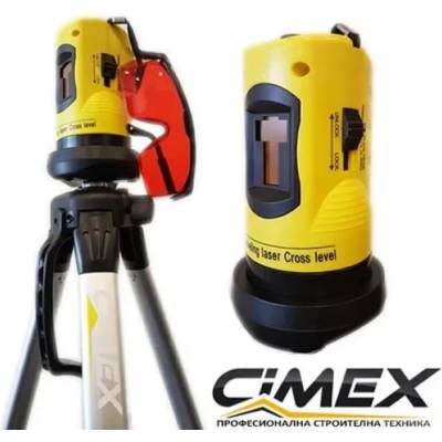 CIMEX Лазерен нивелир - самонивелиращ се линеен лазер cimex rl10m (om-rl10m)