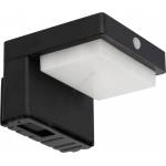 SmartLED LED соларен стенен осветител със сензор LED/5W/3, 7V 2000 mAh IP44 черен (SD0182)