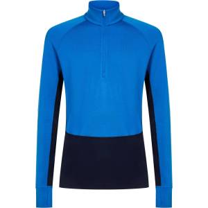 Icebreaker Мъжко мериносово термобельо Icebreaker Merino 260 Zoneknit L/S Half Zip Merino base layer - Midnight Navy / Lazurite / Cb (015-2299-0313)