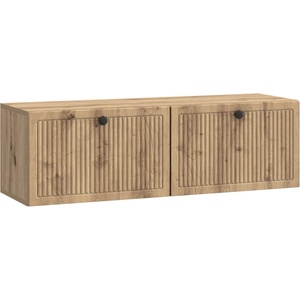 vidaXL Стенно монтиран ТВ шкаф 98 x 31 x 30 см Дъб артизан (898054)