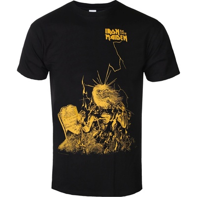 ROCK OFF Мъжка тениска Iron Maiden - Est. 1975 Life After Death Lightning - ROCK OFF - IMTEE204MB