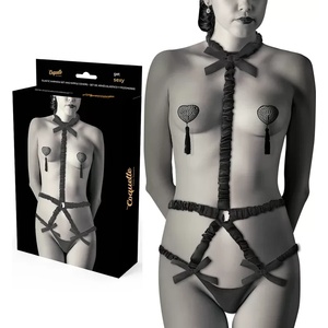  Бельо с еластичен колан за тяло и пастиси - Coquette Chic (D-226916)