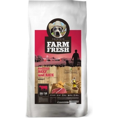 Topstein Farm Fresh Adult Beef & Rice 15 kg