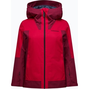 Peak Performance Дамско скиорско яке Perak Performance Rider Tech Insulated vertical zenith/tech burgundy