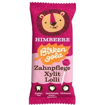 Birkengold Xylitolové lízátko malina 6 g