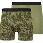 Stoic Мъжко синтетично термобельо Stoic TrosaSt. Boxer long 2-Pack Synthetic base layer - Moss Green AOP / Dark Olive (014-2563-0212)