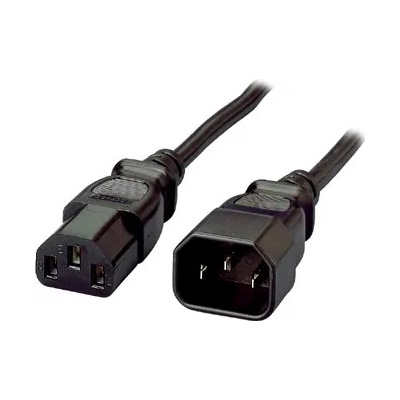 Equip Захранващ кабел Equip - 112100 (удължител на захранващ кабел за компютър, IEC 320, черен, 1, 8 м) (112100)