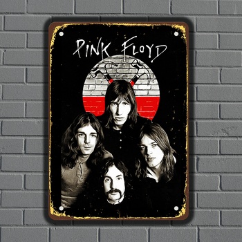 Image 1 of Pink Floyd - музикална метална декоративна табелка