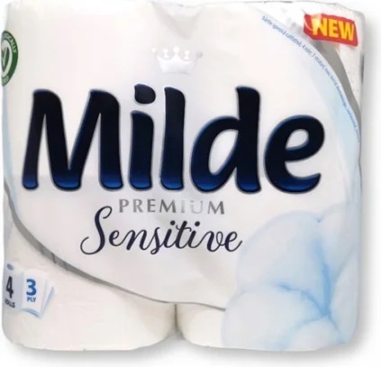 Тоалетна хартия Milde Sensitive 4бр