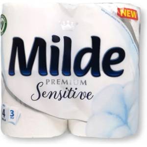  Тоалетна хартия Milde Sensitive 4бр