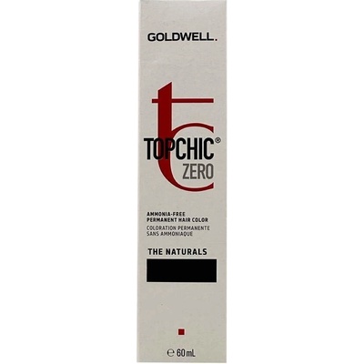 Goldwell Topchic Zero The Naturals Permanent Hair Color Permanentní barva 6N Dark Natural Blonde 60 ml