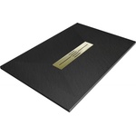 Mexen Toro правоъгълно душ корито SMC 120 x 70 см, черно, златен капак - 43707012-G (43707012-G)