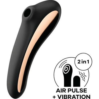 Satisfyer Dual Kiss vibrační stimulátor na klitoris a vagínu