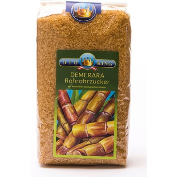 BioKing Био сурова тръстикова захар Демерара - 500 г