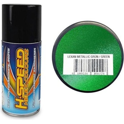 H-Speed farba v spreji metalická 150 ml zelená