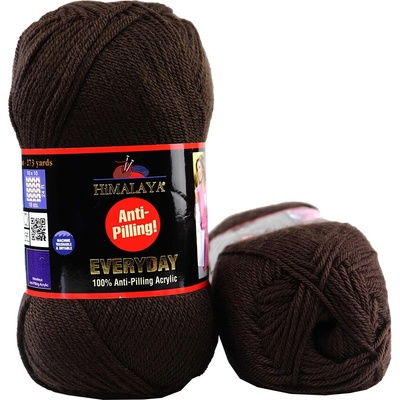 Himalaya příze Everyday 70024 tmavě hnědá