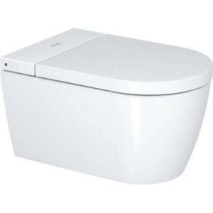 Duravit SensoWash Strack - Тоалетна чиния с биде SensoWash Strack, Rimless, SoftClose, HygieneGlaze, бяла 650002012004300 (650002012004300)