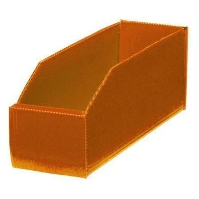 Manutan Kartónové škatule, 10,5 x 9 x 28 cm, oranžové