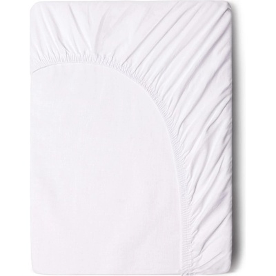 Good Morning Бял памучен ластичен чаршаф , 140 x 200 cm - Good Morning (0270.00.44)