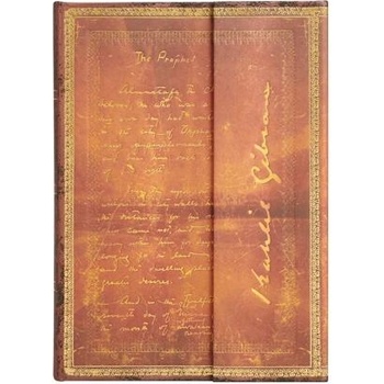 Paperblanks Тефтер K. Gibran, Midi, широки редове, твърда корица, 72 листа (PB9297-1)