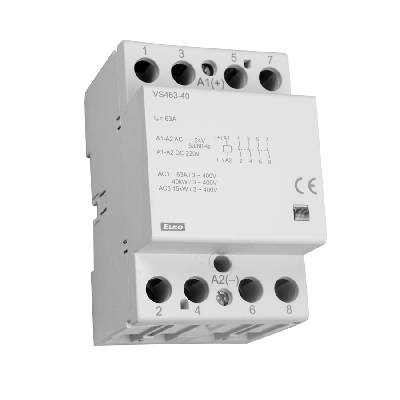 Vs463 Инсталационен контактор 2 превключващи, 2 прекъсващи 230 v ac/dc (209970700023)