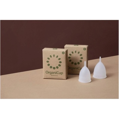 OrganiCup menstruační kalíšek bílý B – Zboží Dáma