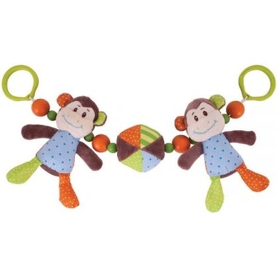 Bigjigs Toys - Верижка за количка - Маймунки (BB543)
