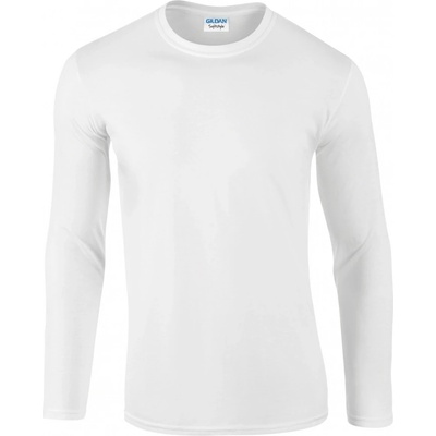 Gildan pánske tričko s dlhým rukávom G64400 white
