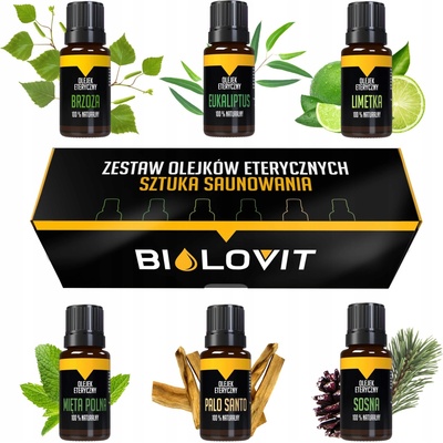 Bilovit Essential Oil Set The Art of Sauning 6 x 10 ml