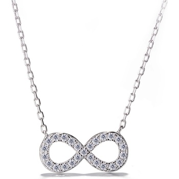 DELIS Сребро 925, jw1231, модел безкрайност, с родиево покритие (jw1231)