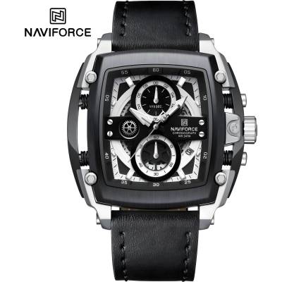 Naviforce Часовници naviforce tu-38629 - Черен / Сребърен kp38629 (tu-38629)