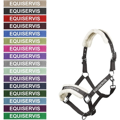 HKM *EQS* Ohlávka s vodítkem &Eqs Teddy černá – Zboží Mobilmania