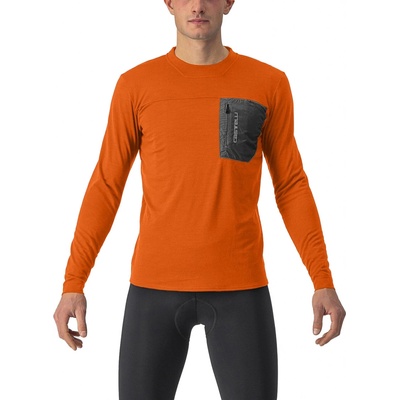 Castelli Unlimited Merino LS Orange