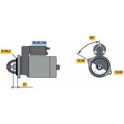 BOSCH STARTER 0 986 016 560
