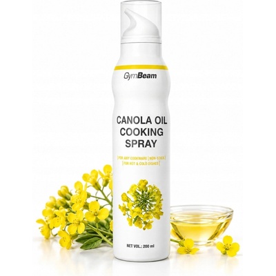 GymBeam Řepkový olej ve spreji 200 ml – Sleviste.cz