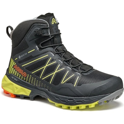 Asolo Tahoe Mid JR, black/safery yellow