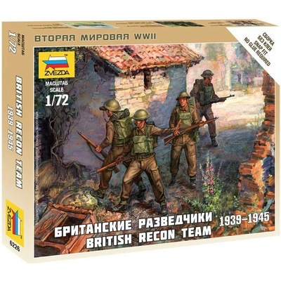 Zvezda British Recon Team 1935–1945 1:72