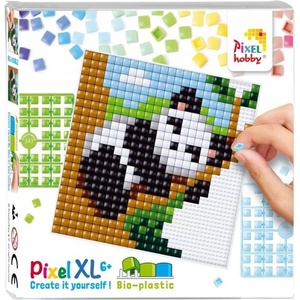 Pixelhobby Креативен комплект с пиксели Pixelhobby - XL, Панда на дърво (41048-Panda)