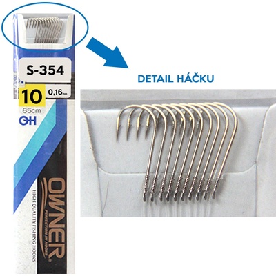 OWNER Návazce na plavanou S-354 vel.10 65cm 0,16mm