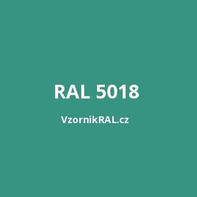 Strukturovaná Epoxidová hmota ROKOFLOOR® TOPCOAT set-RK 879 RAL 5018 Tyrkysová modrá 25KG set