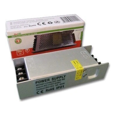 limaLED LED Захранване 60W, 5A, 12V - limaLED (1112)