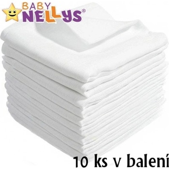 Baby Nellys Kvalitné bavlnené TETRA LUX 80 x 80 10 ks