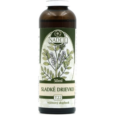 Naděje Sladké drievko tinktúra z bylín T22 50 ml