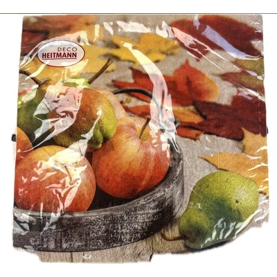 Maják Ubrousek 20ks jablko motiv 33x33cm