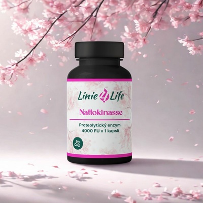 Linie4Life NATTOKINASE 4000 FU v 1 kapsule fibrín 90 dní